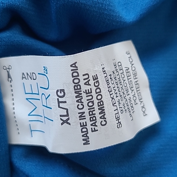 Time and Thru Recycled Material Bikini Top and Bottom - Picture 3 of 7